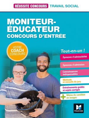 cover image of Réussite Concours--Moniteur-éducateur--Concours d'entrée--Catégorie B--Préparation complète